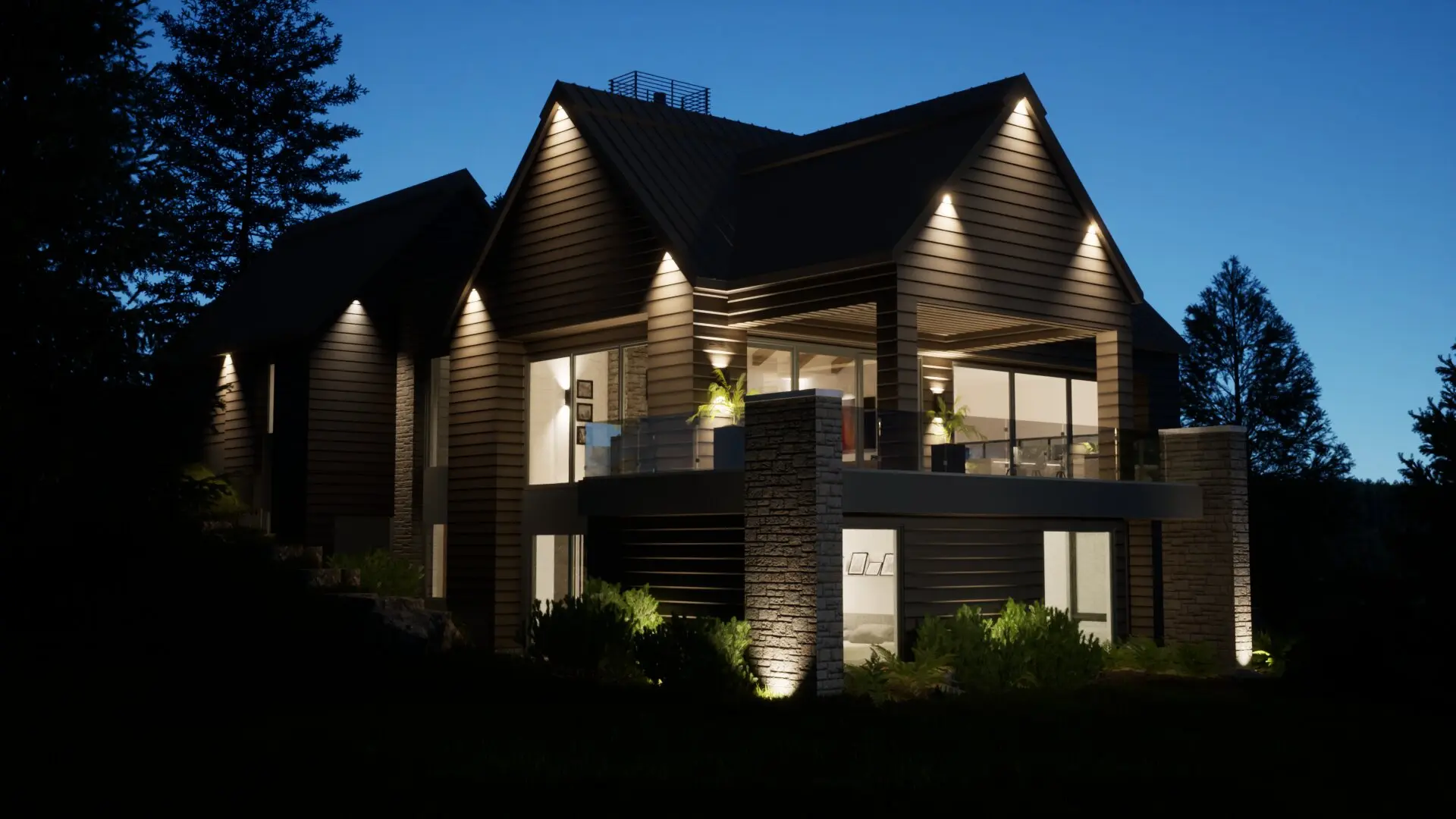 Le Norden | 780, Mont-Blanc | Été (nuit)